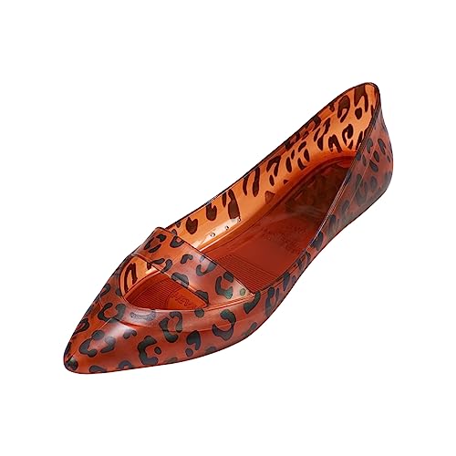 Image of Sleek /Pointed Toe Dress Slip on Jellies, Ballet flats /Jelly Sandal Shoes for Women
