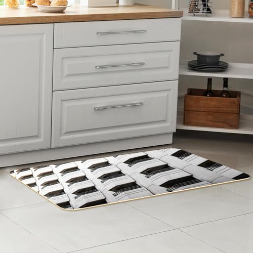 Alfombra de cocina moderna de 2 piezas absorbente para el hogar 7