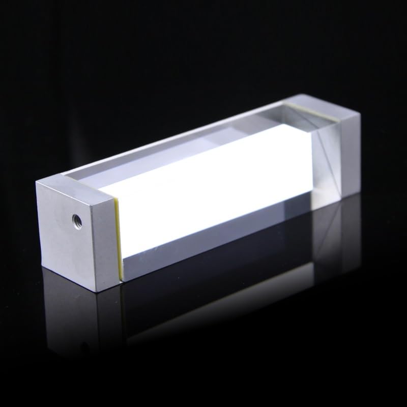 1pc 30 * 30 * 150 Right Angle Prism Quadratic Element Surveying Prism with Stand,Customized Prism Optical Instrument Experiment