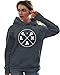 Go All Out Small Vintage Heather Navy Mens LAX Lacrosse Sticks Sweatshirt Hoodie
