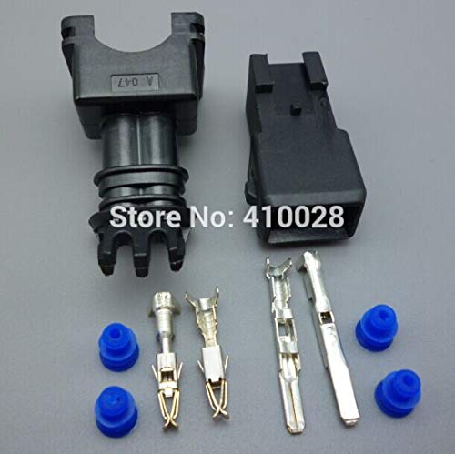 30sets EV1 Fuel Injector Plug Nozzle Cars Waterproof 2 Pin Way Electrical Wire Connector Plug auto Connectors