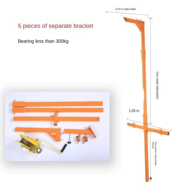 icVantA Portable Winch Hoist for Air Conditioner Outdoor Unit Installation, High-Altitude Hoisting Tool (Color : Only 5ph Shelf) (Only 5ph Shelf)