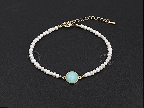 Bracelet améthyste naturelle le cadeau idéal avec chaînes en or