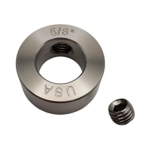 Collier d'arbre à vis 1,6 cm bague d'arrêt acier inoxydable 303 fixation axe cylindrique