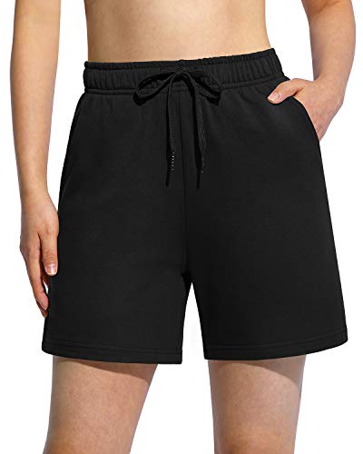 Damen Laufshorts Mit Hoher Taille - Sportlich Mit Taschen Für Fitness