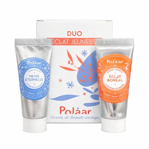 Polåar Duo Éclat Jeunesse, Crème Lissante Boréal et Crème Neige Éternelle