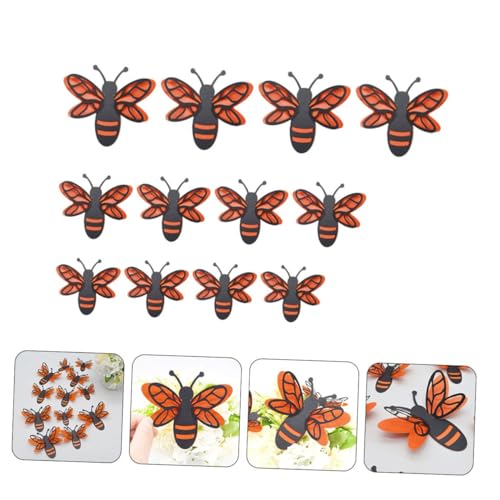 Set de 12 vinilos decorativos 3D de abejas Mobestech miniatura 6