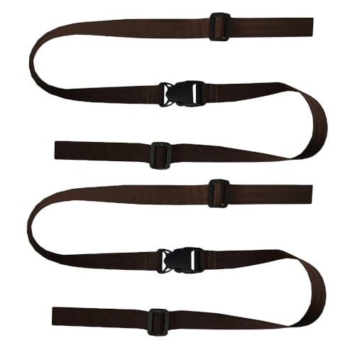 Image of High Chair Safety Belt,Child Infant Safe Strap Baby 2 Point Safety Belt，for Pushchair,HighChair,Child Chair etc.(Brown)