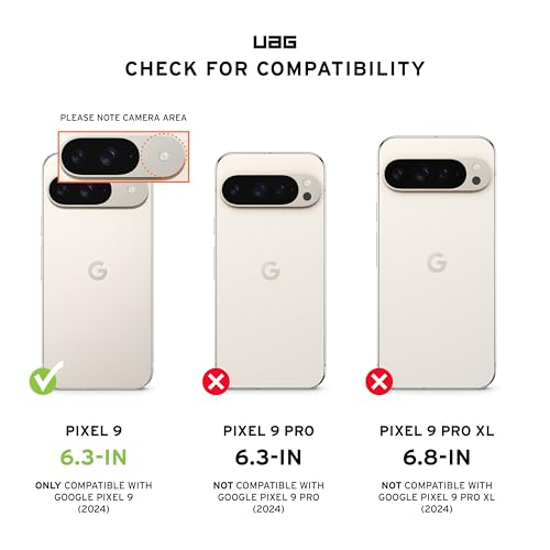 URBAN ARMOR GEAR UAG Made for Google Pixel 9 Case Pathfinder Olive Drab, Rugged Anti-Scratch Shockproof Military Drop Tested MIL-STD Protective Cover by URBAN ARMOR GEAR - Used condition - Image 2