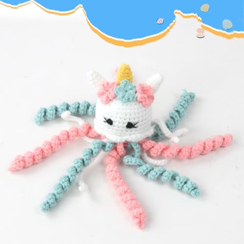 Image of Handmade Crochet Octopus for NICU Baby & Preemies, Gifts for Baby (White) | Preemie Gifts, Scent Bonding Keepsake for Baby, NICU Separation Gift, Soft Comfort Gift for Newborn, NICU Baby Essentials