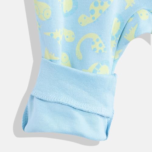 Image of Mothercare Girls Autumn Charm Printed Full Sleeve All-In-One Romper | Soft Cotton Jumpsuit Bodysuit for Baby & Toddler | (Pack of 2)