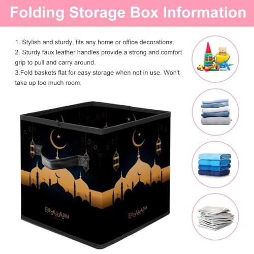 Boîte de rangement pliable cube pour éliminer le désordre - 4