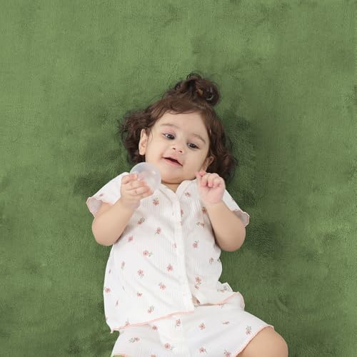 Image of 1.3 inch Thick Baby Play Mat for Floor, 79x79 Soft Foam Play Mats Olive