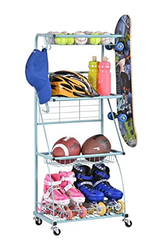 Carrito utilitario con ruedas de 4 niveles Cover