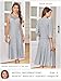 GRACE KARIN Women 2025 Sequin Two Pieces of Wedding Dress Solid Light Gray M