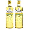 Gordon's Sicilian Lemon Distilled Gin | 37.5% vol | 70cl | Zesty Sicilian Lemons Balanced with Gordon's Gin Botanicals | Crisp Flavoured Gin | Enjoy in a Gin Glass with Tonic (Pack of 2) – Gordon's
