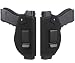 TACwolf 2PC Holster Universal Right Left IWB OWB for Inside Concealed Carry Holster for S&W M&P Shield Glock 17 19 23 25 26 27 29 30 32 33 38 42 43 Springfield XD XDS Ruger