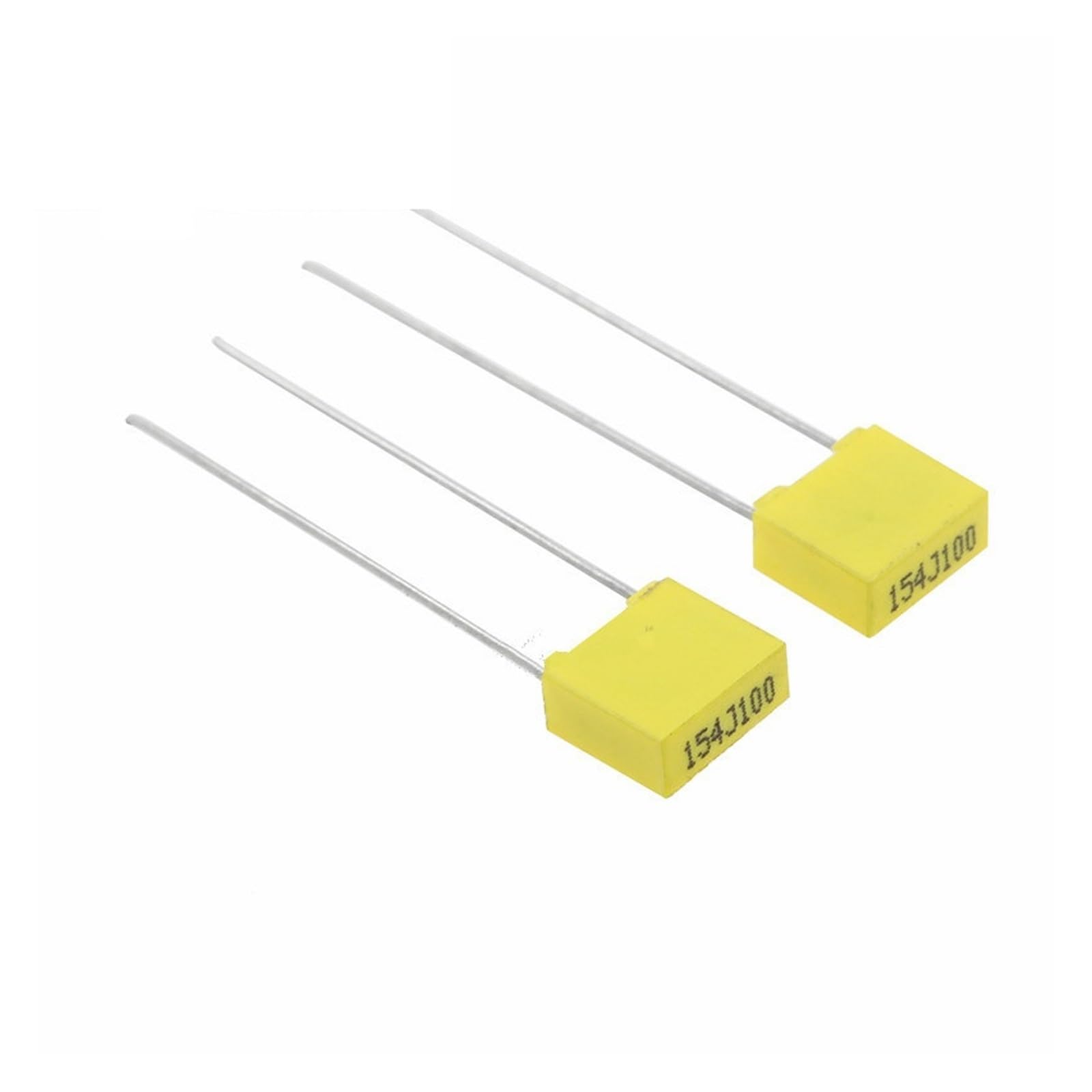 ICXLPMC 20PCS Correction Capacitor 150NF 154J 100V 5mm Polypropylene Film Capacitor