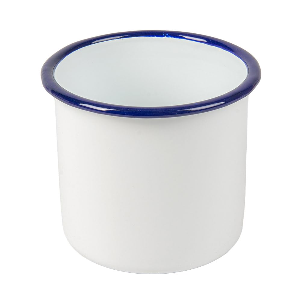 Bols Enamelware Garcia de Pou en fer émaillé blanc de 700 ml