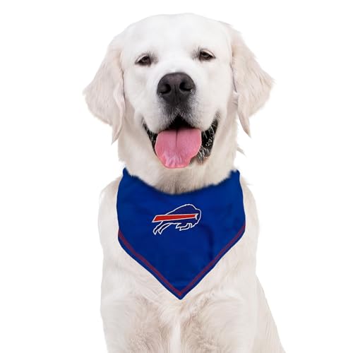 image for Pets First NFL Buffalo Bills TIE Bandana, Small/Medium. Dog Bandana Sc