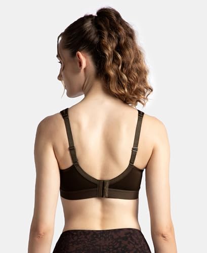 Image of Jockey MI11 Women Wirefree Non Padded Microfiber Elastane Stretch Full Coverage Active Sports Bra with StayDry Treatment
