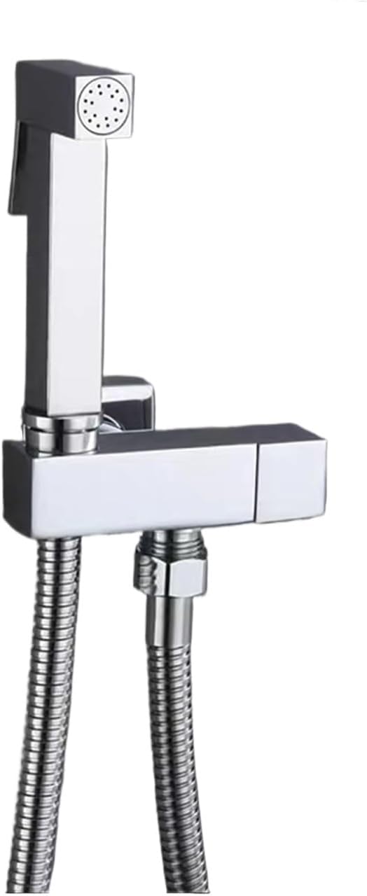 Handheld Bidet Sprayer Single Cold Water Faucet Self Cleaning Toilet Durable Sanitary Shower Attachment​(Rose Gold)