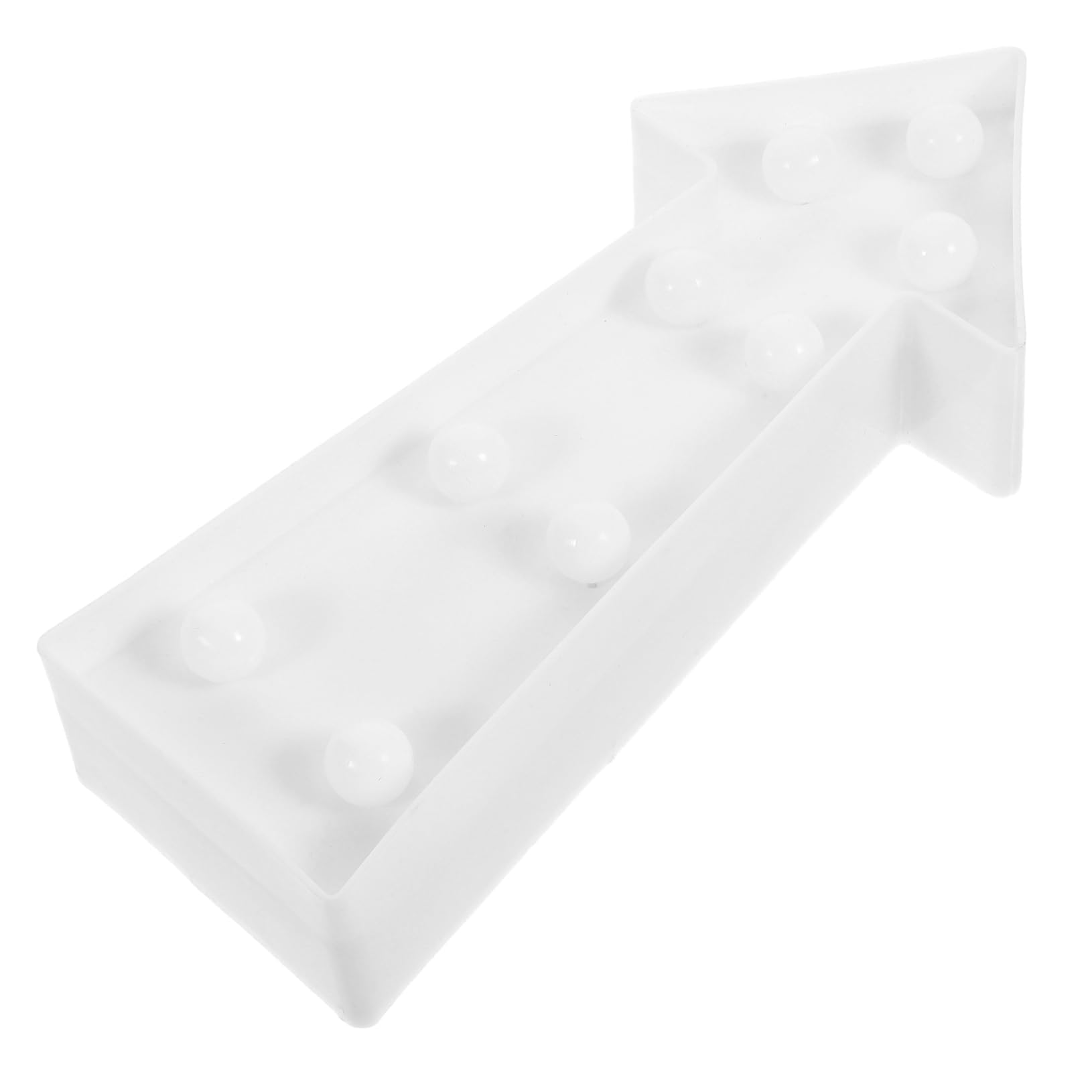 jojofuny 10 Piezas luz de señal de flecha led lights lamparas led cartel de marquesina señal de neón de la batería emblemas decoración marquesina iluminada luz de flecha llevada dirigió 3d