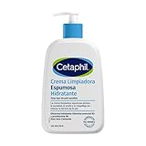 CETAPHIL Crema Limpiadora Espumosa Hidrantante, elimina la suciedad, aceite y maquillaje sin dañar la barrera de la piel,...