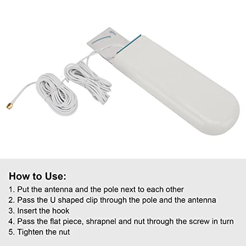 Antena externa masculina sma, antena sem interferência 4g transmissão omnidirecional receber blindag