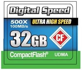 32GB 500X Professional High Speed 100MB/s Error Free CF Memory Card Class 10