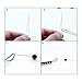 18 Pcs collapsible Big Eye Seed Beads Needles Set with Bottle