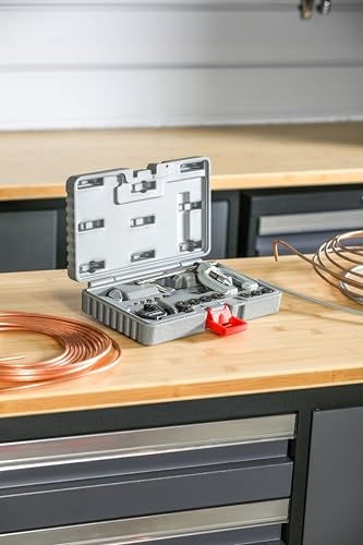 Image of ARES 18019 Double Flaring Tool Set - Extra Adapters, Mini Tubing Cutter