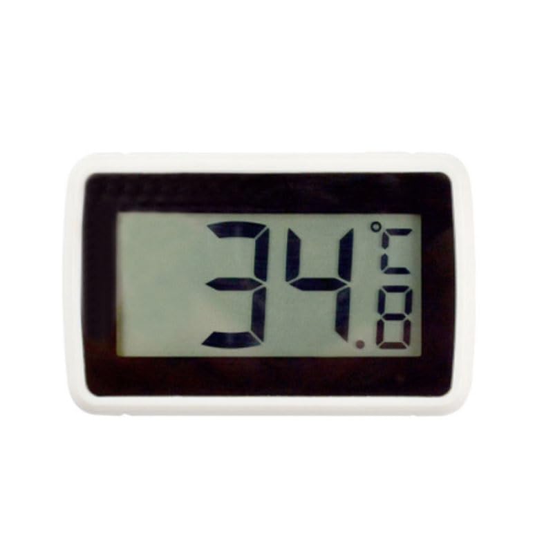 ABS Household Refrigerator Thermometer Waterproof Hook with Magnet Supermarket Freezer