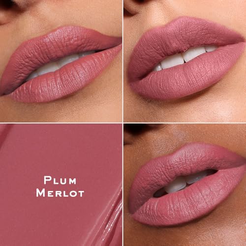 Image of Kiro Velvet Souffle Soft Matte Liquid Lipstick - Plum Merlot, 5ml | Hydrating, Weightless Mousse Texture | High-Pigment, Long-Lasting Matte Finish