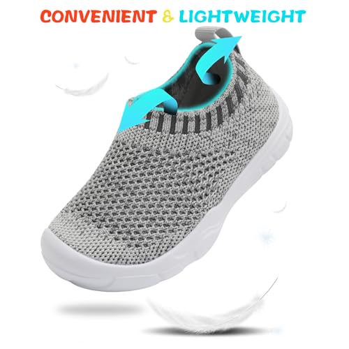 Image of JOINFREE Toddler Boys Girls Sneaker Slip On Shoes Kids Lightweight Breathable Walking Shoes