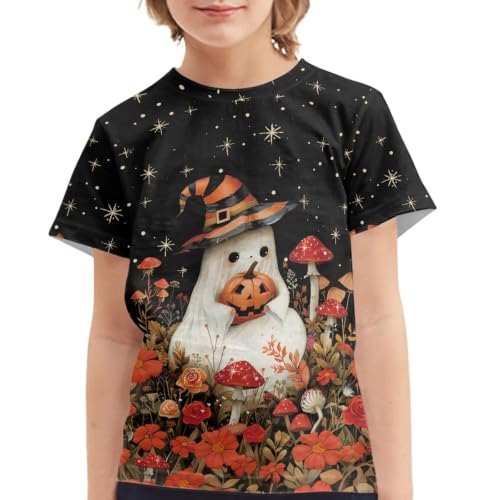 Image of Xhuibop Kids T Shirts for Boys Size 3-16 Girls Short Sleeve Sportswear Active Tops