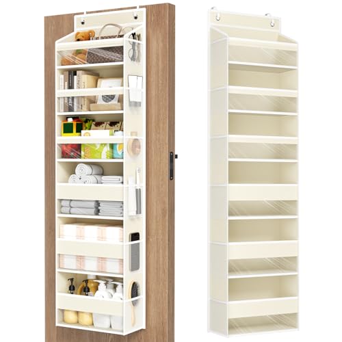 Over The Door Organizer, 6 Shelf Door Hanging Organizers with