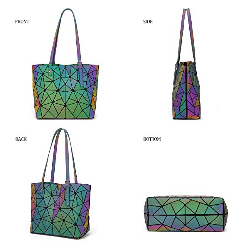 Image of Women Fashion Handbags Wallet Tote Bag Shoulder Bag Top Handle Satchel Purse Set 4pcs