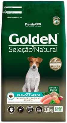 Premier Pet Ração Golden Seleção Natural Para Cães Adultos De Raç...