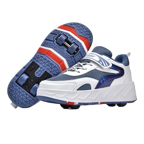 Zapatillas de skate con ruedas ocultas que solucionan el transporte infantil