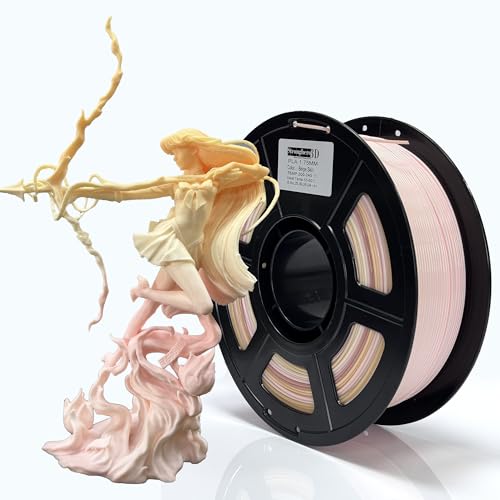Stronghero3D PLA 3D Printing Filament 1.75mm,Beige,Skin,Brown,Pink,Net Weight 1kg(2.2lbs)
