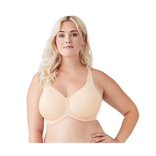 Wacoal-Womens-Basic-Beauty-Contour-T-Shirt-Bra Wacoal womens Basic Beauty Contour T-shirt bras, Sand, 34G US