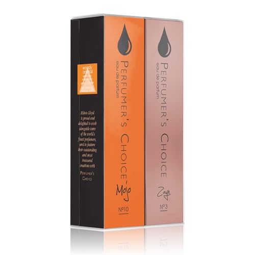 Perfumer's Choice Twin Pack 50ml colonias de viaje Mojo y Zayn para evitar llevar frascos grandes