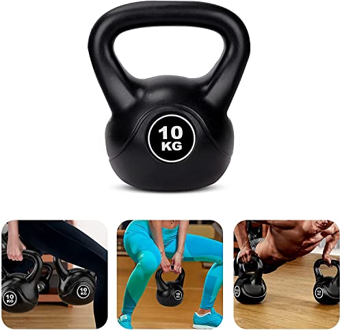 Kemket Vinyl Kettlebell Weight - 2kg to 20kg- Color Coded Weights, Strength Training Fitness Workout Home Gym 2kg, 4kg… - Image 4