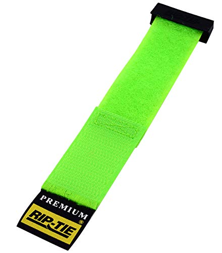 RIP-TIE 25.4mmX241.3mm リップロック ケーブルラップ ネオングリーン 1パック
