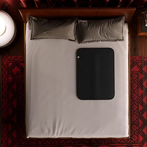 Avana Waterproof Throw Blanket | Protector For People And Pets | Leak Proof Moisture Barrier - Mini Size, Micro-Velvet Black #TOP3