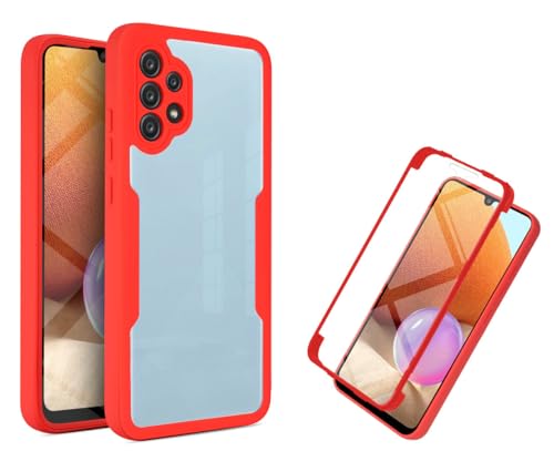Coque Samsung Galaxy A32 4G rouge antichoc SM-A325F protecteur ecran integre tactile