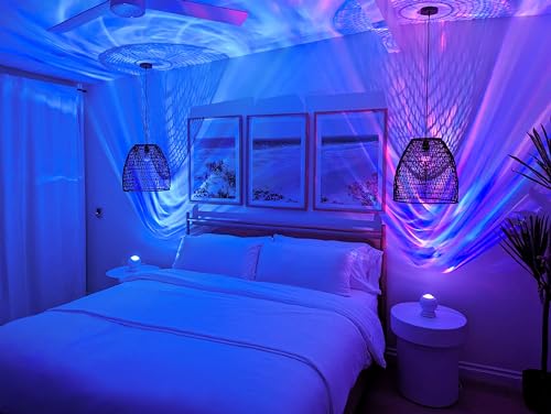 Blisslights Velarus - LED Aurora Projector, WiFi App, for Meditation, Relaxation, Gaming Room, Home Theater, and Bedroom Night Light Gift
