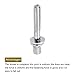 MECCANIXITY Drum Tension Rods 24mm x 30mm for Bass Drum Hardware Parts Accessory Pack of 6