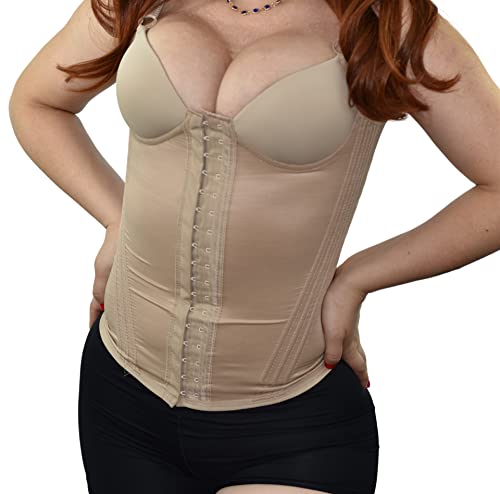 Cinta Feminina Estilo Corselet Cor:Bege;Tamanho:P;Gênero:Feminino